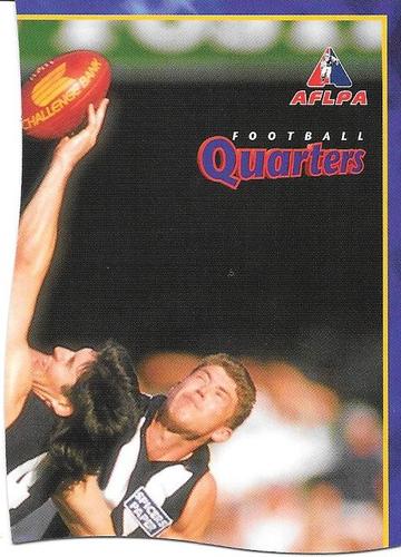 1995 Bewick Enterprises AFLPA Football Quarters #7 Stephen Kernahan Back